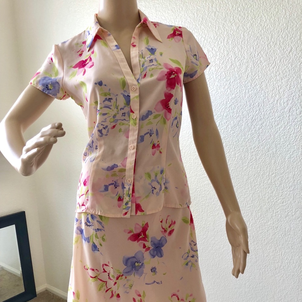 2 piece Annex set - bottom down blouse and skirt